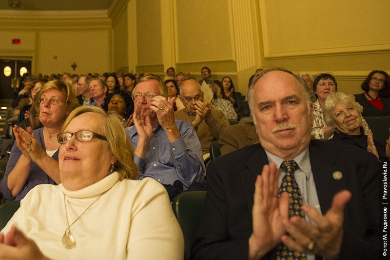 Концерт хора Сретенского монастыря в Библиотеке Конгресса США.  Фото: М. Родионов / Православие.Ru