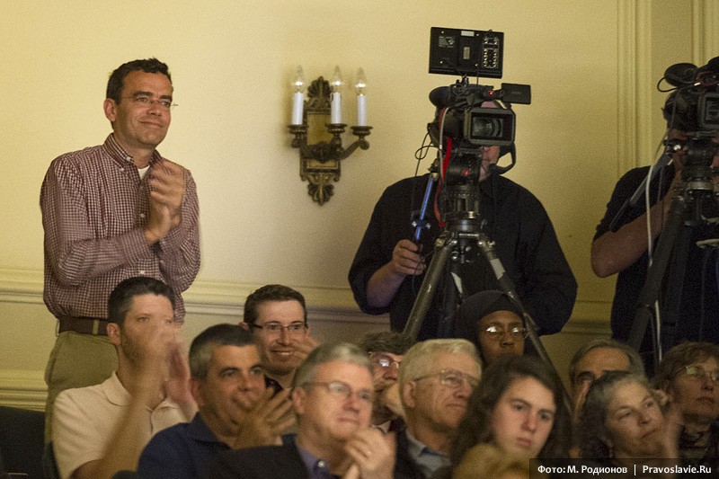 Концерт хора Сретенского монастыря в Библиотеке Конгресса США.  Фото: М. Родионов / Православие.Ru