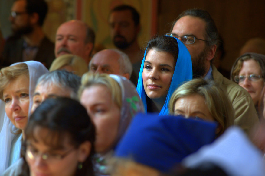 Божественная литургия в Свято-Николаевском соборе
