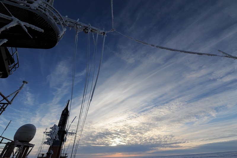 Небо Арктики. Фото: епископ Иаков (Тисленко)  «Освящение Русской Арктики. Путевые заметки владыки Иакова» читайте здесь