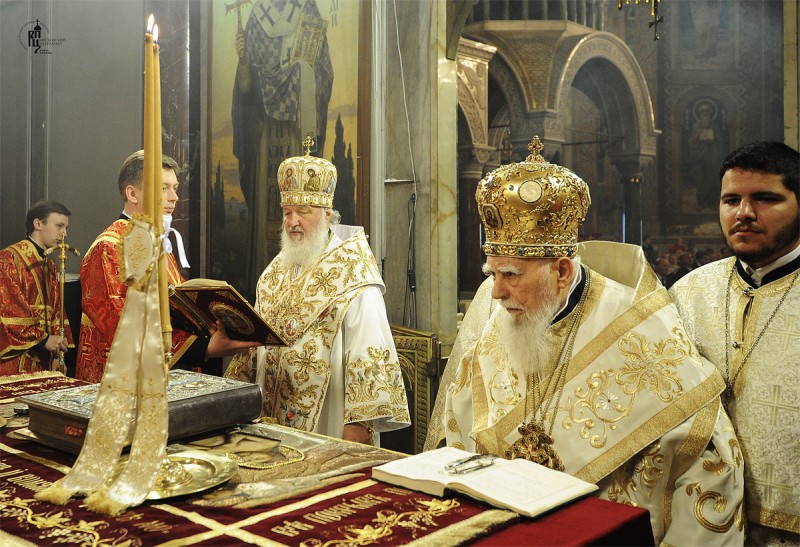 Божественная литургия в кафедральном Александро-Невском соборе Софии. Фото: Патриархия.Ru