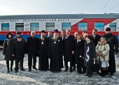 По итогам рейда миссионерского поезда «За духовное возрождение России» в Новосибирской области Таинство Крещения приняли 2,5 тысячи человек
