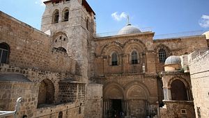 General view of the Church of the Holy Sepulcher.