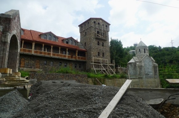 Строительство лавры Всех грузинских святых в Батуми