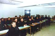Студенты Православной Богословской академии Воскресения Христова в Дурресе.