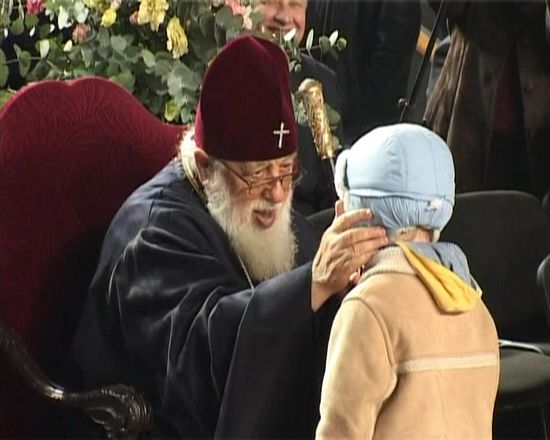His Holiness Catholicos-Patriarch Ilya II of Georgia.