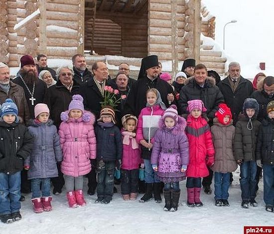 Православная община Балви. Фото: Псковская лента новостей