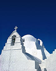 Церковь на о. Миконос, Греция (фото: Corbis)