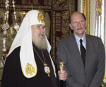 Патриарх Алексий II и царь Симеон II. Фото Александра Яковлева (ИТАР-ТАСС) 