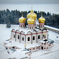 Храмы зимней Руси с высоты птичьего полета