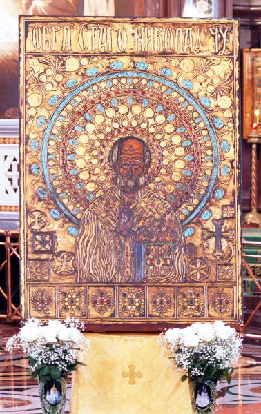 Образ святителя Николая из города Бари. Фото www.xxc.ru 