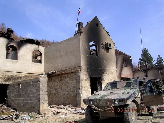 После погрома албанцев 17-19 марта 2004 г.