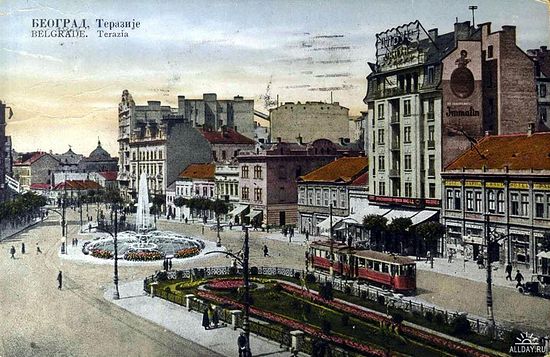 Белград, бульвар Теразие. Фото 20-х годов