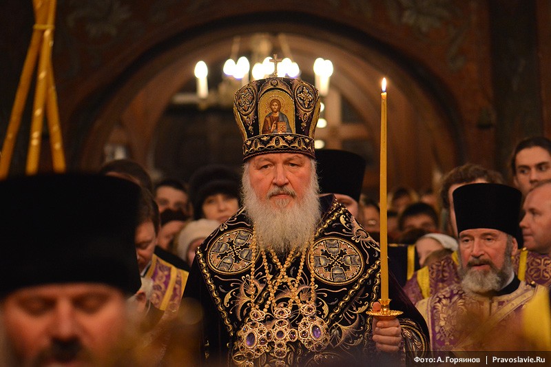 Patriarch Kirill.  Photo: Goryainov / Pravoslavie.Ru