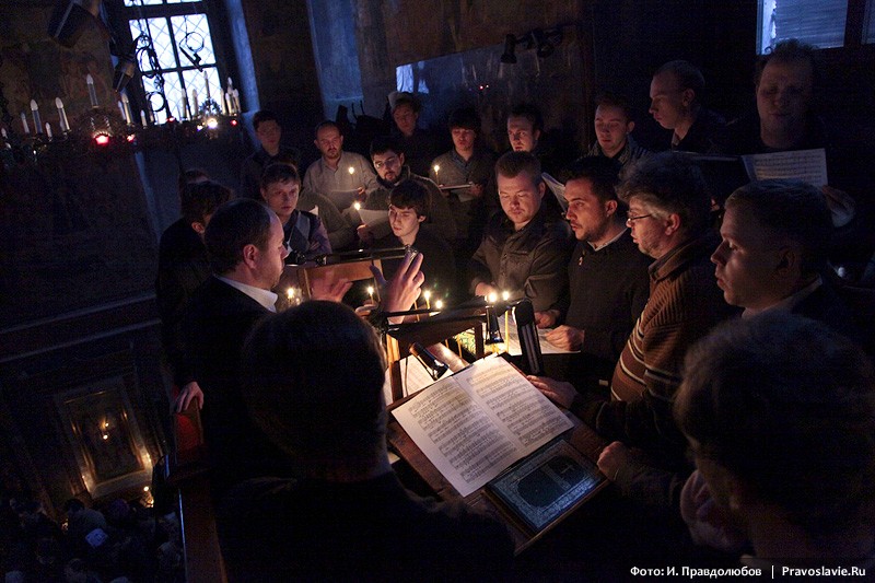 Хор Сретенского монастыря. Фото: И. Правдолюбов / Православие.Ru