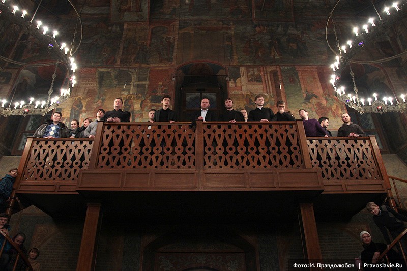 Хор Сретенского монастыря. Фото: И. Правдолюбов / Православие.Ru