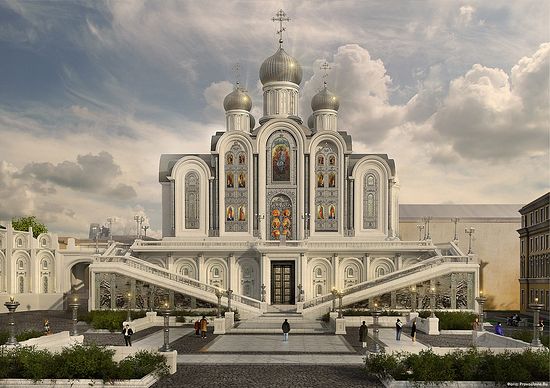 Проект будущего храма Новомучеников и Исповедников Российских на крови, что на Л
		<!--