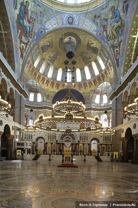 Кронштадтский собор. Интерьер. Фото: А.Горяинов / Православие.Ru