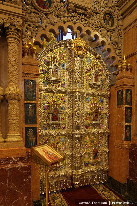 Храм Спаса-на-Крови. Царские врата. Фото: А.Горяинов / Православие.Ru