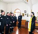 Baptisms performed in a strict regime colony in Russia
