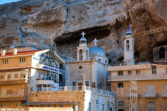 The Monastery of St. Thecla, Ma'loula. Сирия. Photo: www.biancoloto.com