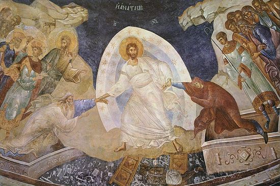 Fresco of the Resurrection of Christ, Chora Monastery, Constantinople