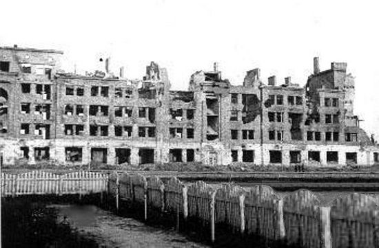 Ржев, центр города. Март 1943 года