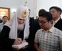 Patriarch Kirill meets with Orthodox Christians in Beijing