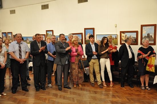Гости на открытии выставки в Русском доме