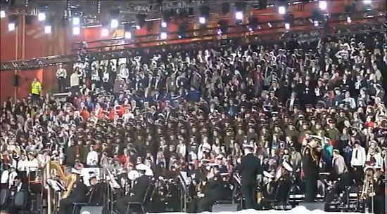 На репетиции концерта