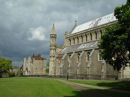 St Albans Cathedral, Hertfordshire, St. Alban. Photo: I. Lapa