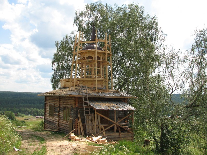Марковская (Капустино). Часовня Успения Пресвятой Богородицы, XIX в.