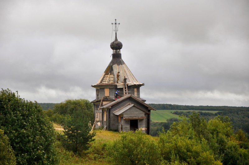 Семёновская. Часовня преподобных Зосимы и Савватия Соловецких, XVIII – XIX в.