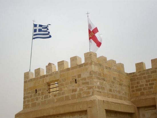 The Tower of the Monastery of Saint Gerasimos of Jordan.