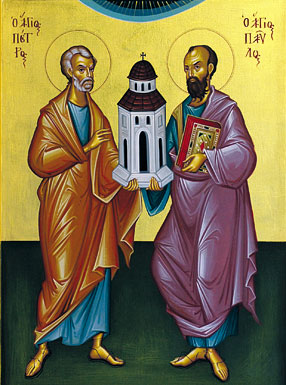 Icon of Saints Peter and Paul