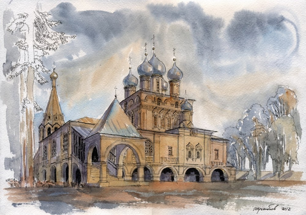 Казанская церковь в Коломенском в Москве. Автор: Иван Краснобаев