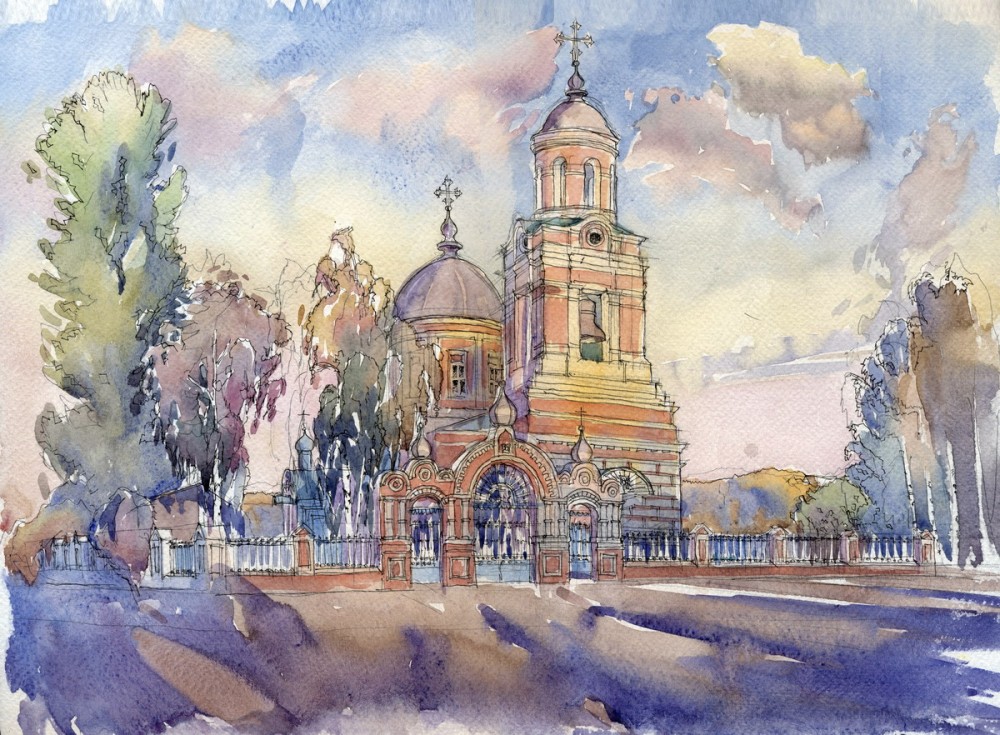 Казанская церковь в Царицыно в г. Казани. Автор: Иван Краснобаев