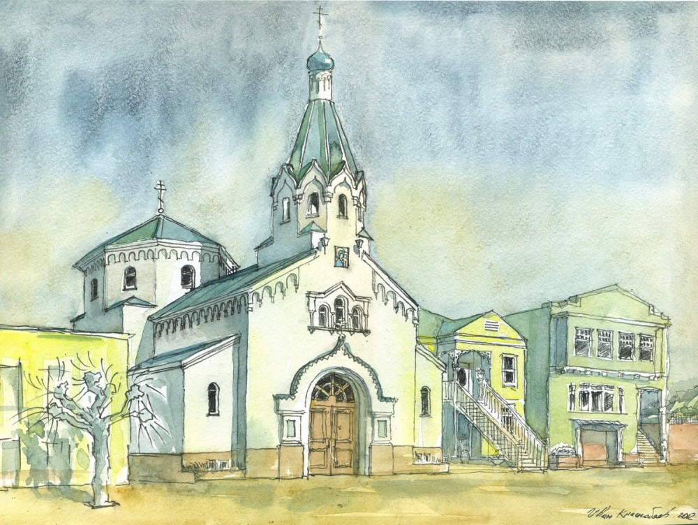 Казанская церковь в Сан-Франциско, США. Автор: Иван Краснобаев