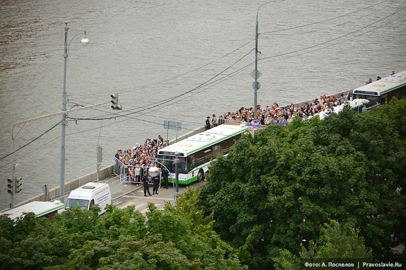 Антон Поспелов. Крест апостола Андрея в Москве. Фото: Антон Поспелов / Православие.Ru