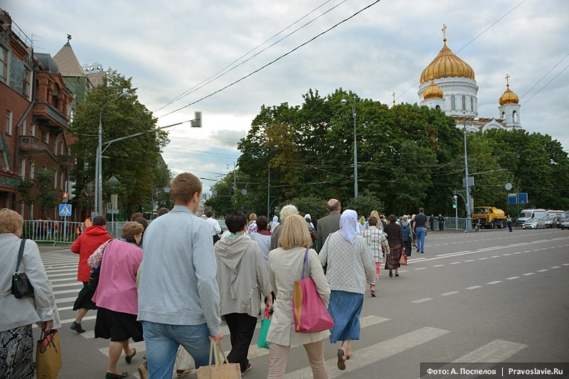 Антон Поспелов. Крест апостола Андрея в Москве. Фото: Антон Поспелов / Православие.Ru
