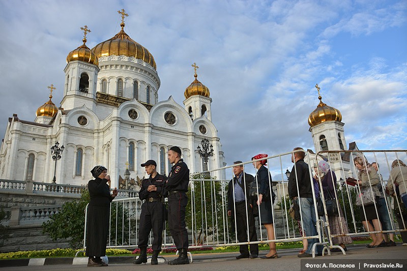 Антон Поспелов. Крест апостола Андрея в Москве. Фото: Антон Поспелов / Православие.Ru