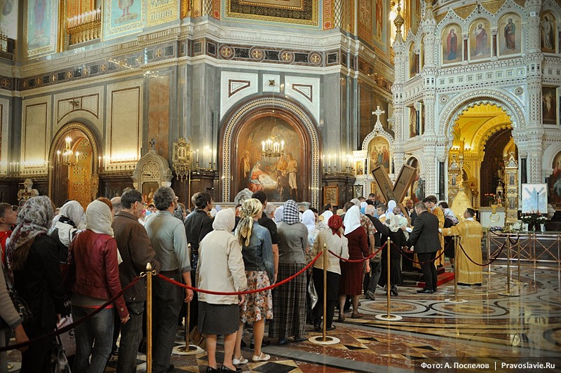 У Креста апостола Андрея. Фото: Антон Поспелов / Православие.Ru