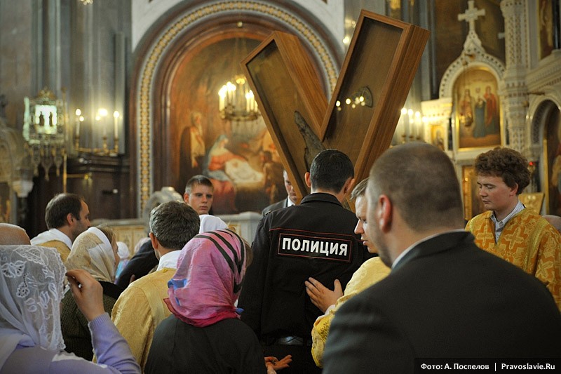 Антон Поспелов. Крест апостола Андрея в Москве. Фото: Антон Поспелов / Православие.Ru
