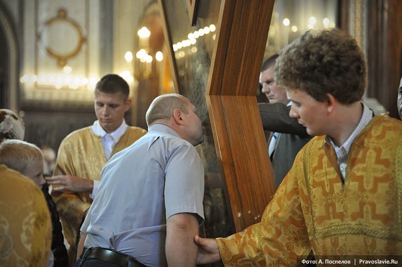 Антон Поспелов. Крест апостола Андрея в Москве. Фото: Антон Поспелов / Православие.Ru