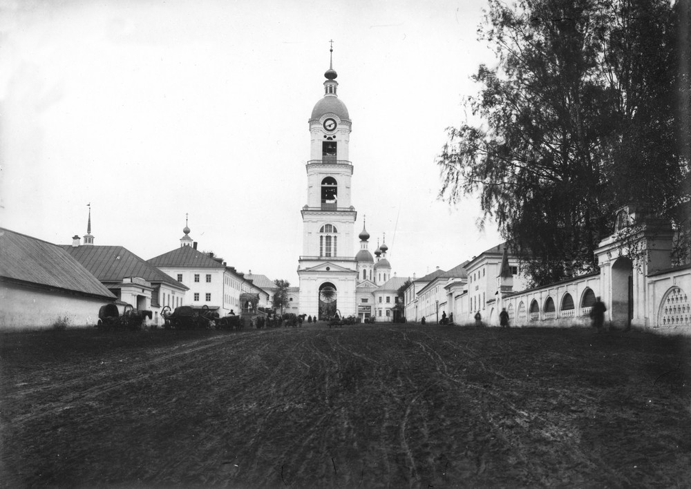 The Sarov Monastery bell tower.