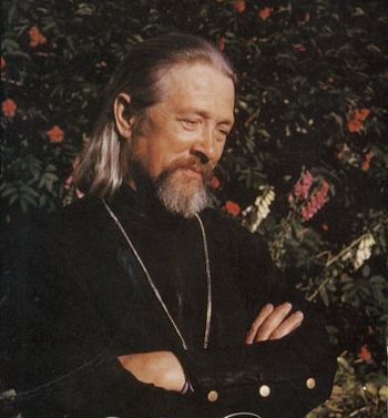 Archimandrite Gerasim (Shmaltz) on Spruce Island.