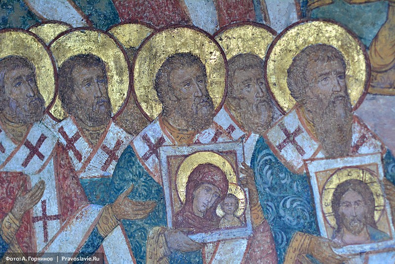 Фрески Новоспасского монастыря. Фото: А. Горяинов / Православие.Ru