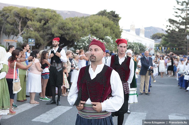 Как на острове Парос отмечают Успение.  Фото: В. Ходаков / Православие.Ru