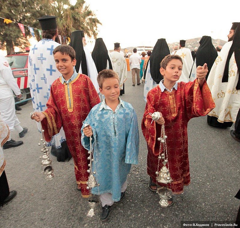 Как на острове Парос отмечают Успение. Фото: В. Ходаков / Православие.Ru