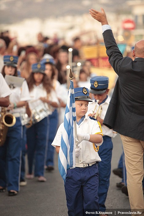 Как на острове Парос отмечают Успение.  Фото: В. Ходаков / Православие.Ru